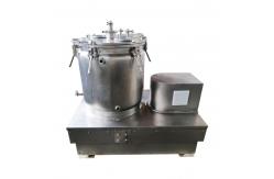 China Jacketed Vertical Basket Centrifuge Herbal Extraction Machine For Hemp Oil Extraction supplier
