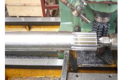 China Custom Made Straight Sided Spline Gear Shaft AISI 4140 Steel in Drive Applications supplier