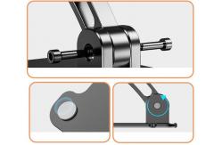 China 270*245*70MM Silver Adjustable Ergonomic Aluminum Metal Laptop Stand With Ventilated Design supplier