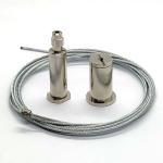 Stainless Steel Wire Suspension Hanging Kit ​Cable Gripper For Led Lights 1.5mm for sale