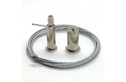 China Led Track Lighting Cable Kit With Adjustable Fastener Swivel Clasps supplier