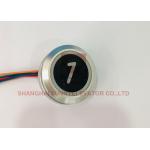 Elevator DC24V Lighted Waterproof Piezo Lift Push Button Switch Elevator Parts for sale