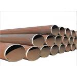 Black Painting ERW Steel Pipe Wall Thickness Range 1.8-22.2mm Certified ISO 9001 for sale