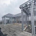 Prefab Light Steel Structure House , Prefabricated Modular Home Contain Frames