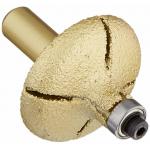 3/4 Inch OG Brazed Router Bit Diamond Profile Wheel 1/2-Inch Shank For Tile / Glass for sale
