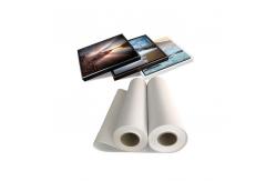 China Aqueous Matte Waterproof 360gsm Cotton Canvas Roll Inkjet Art Printing supplier