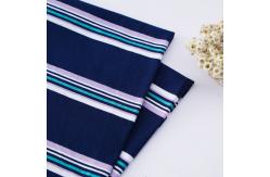 China Moisture Absorption And  Healthy Breathable Striped Knit Fabric For T-Shirt supplier
