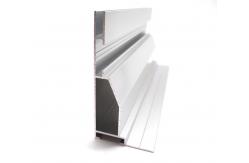 China Silver Electrophoresis Aluminium Display Profile For Advertising / Exhibition / Led supplier
