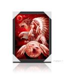 American Indiana Design 3D Lenticular Printing Customized Size SGS