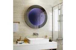 China 80cm Diameter Infinite LED Mirror Wall Mounted High Brightness For Hotels supplier