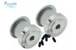 China 6.35mm Timing Pulley With Screws Inkjet Cutter Plotter Parts supplier