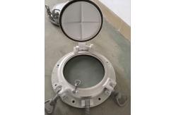 China Marine Weathertight Portlight Marine Ship Side Scuttles With Storm Cover supplier