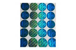 China Anti Counterfeit Gold And Silver Security Hologram Stickers supplier