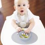 Thickened Weaning Silicone Baby Bowls Tasteless Heatproof Non Slip for sale