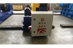 China 40T Tank Fabrication Fixed SAR Welding Turning Rolls Rubber Wheel 415V supplier