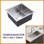 31 Inch Undermount Stainless Steel Kitchen Sink 16 Gauge 45x45 for sale