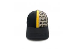 China Customized Logo Printed Baseball Caps For Adults Adjustable Strap supplier