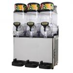 Freon R134a R404a 3 Bowl Tank Ice Slush Machine 12L * 3 Capacity Plastic Drink for sale