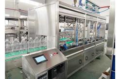 China 4L Industrial Liquid Filler Rinsing Filling Capping Machine PLC Control supplier