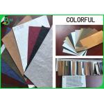 Various Color 0.3mm 0.55mm thick Recyclable Washable Kraft Paper For Totebag for sale