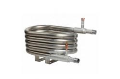 China Customized Coaxial Coil Heat Exchanger With Titanium Twisted Smooth Tube supplier