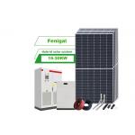 Hybrid 3 Phase Solar Energy System 15KW 30KW Paneles Solares Kit With Storage Battery for sale