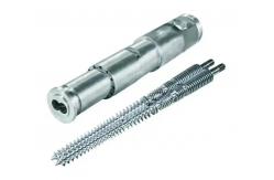 China Screw Barrel / Conical Twin Screw Barrel / Extruder Screw Barrel For Pipe Extrusion supplier