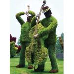 Customized PE Garden Grass Topiary Sculpture For Garden Decoration