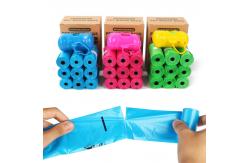 China Pet Waste 23*33cm*15microns Biodegradable Dog Poop Bag 10 Rolls Pack supplier