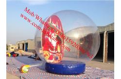 China inflatable santo clause christmas snow globe supplier