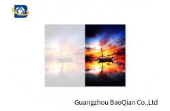 China PET / PP Material 3D Picture Cards , Custom Lenticular Cards Beautiful Landscape Pattern supplier