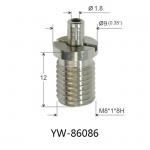 Stainless Steel / Brass Wire cable Gripper With Grooved Track Light Using YW86083