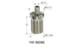 China Stainless Steel / Brass Wire cable Gripper With Grooved Track Light Using YW86083 supplier