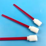 Customize Accept Foam Cleaning Swab Red Handle Electronics Cleaning Stick for sale