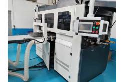 China Rigid box making machine with dual box wrapping part jewellery box making machine supplier