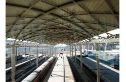 China Prefabricated Railway Station Steel Frame Structure With Space Frame Roof supplier