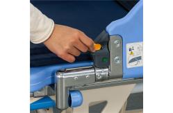 China Foldable Rails Transfer Stretcher Trolley Manual Lift System Horizontal Rail Position supplier