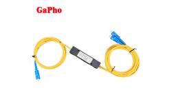 China 1x2 / 2x2 FBT Fusion Pull Cone Steel Tube Fiber Optical Coupler FTTH Passive supplier