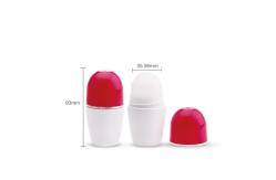 China 50ml Plastic Roller Ball Bottles Refillable Empty 3 Oz Roll On Bottles supplier