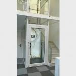 PLC Control Platform Hydraulic Home Elevator With Hydraulic Cylinder for sale