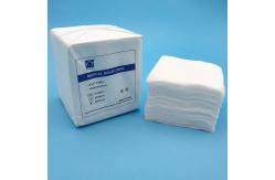China Logo Print Gauze Swabs With Or Without X-ray Detectable Unfolded Edges supplier