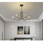 Smoked Glass Pendant Lamps Modern Pendant Light 3000K To 6000K for sale