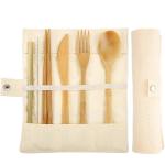 Biodegradable Bamboo Drinking Straws With Cutlery Set For Hot Drinks for sale