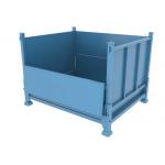 ODM Collapsible Steel Stillage Cage Box Pallet With Half Gate 1200x1000mm for sale