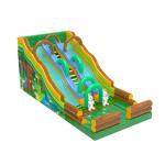 Clown Inflatable Slide With Elephant Theme For Children Fun Park for sale