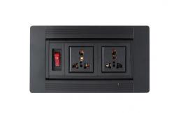 China Mini Smart Flip Up Outlet Manual Rotation Open For Conference Table supplier