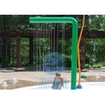 Aqua Park 7 Shape Spray Water Curtain, Galvanized Steel Water Structures For Splash Park for sale