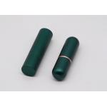 Oval Shape Dark Green Magnetic Empty Lip Balm Tubes