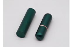 China Oval Shape Dark Green Magnetic Empty Lip Balm Tubes supplier