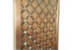 China Architecture Outside Design Concert Hall Metal Facade Fabric With Antique Copper supplier